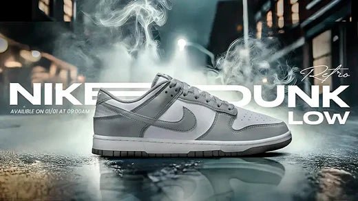 Nike Dunk Low Retro ‘Light Smoke Grey’ Release | HF5441-105 - Tops and Bottoms USA