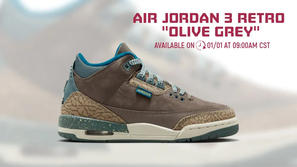 Air Jordan 3 Retro “Olive Grey”