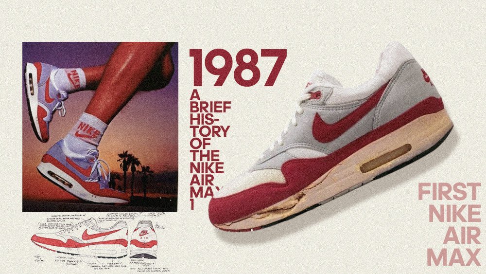A Brief History of Nike Air Max 1 - Tops and Bottoms USA