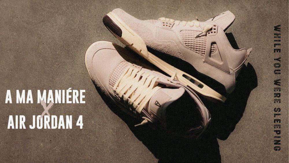 A Ma Maniére x Women's Air Jordan 4 "While You Were Sleeping" - Tops and Bottoms USA