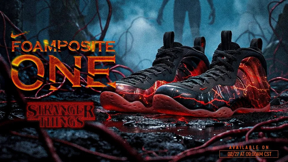 Stranger Things x Nike Air Foamposite