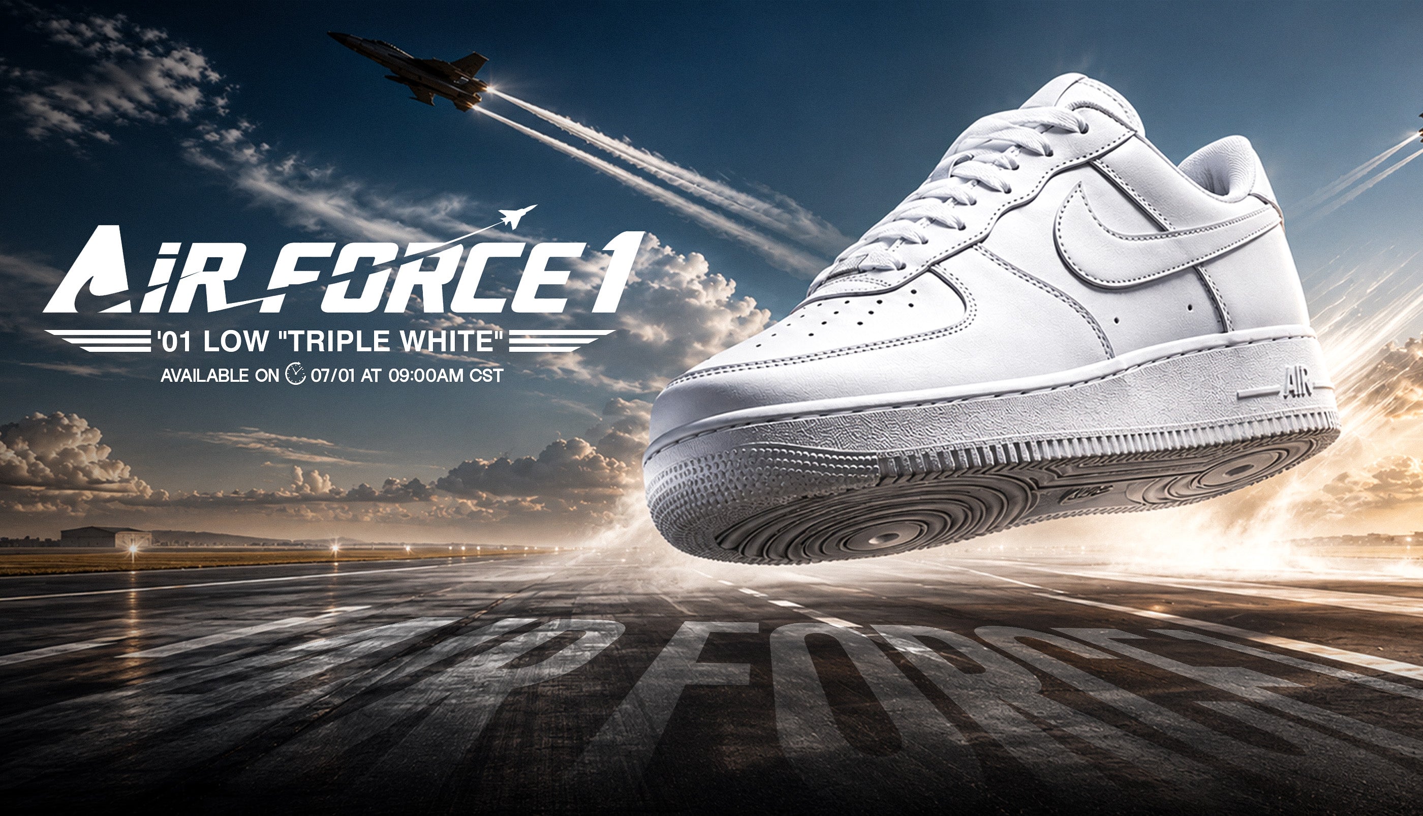 NIKE AIR FORCE 1 '01 LOW "TRIPLE WHITE": A TIMELESS ICON RETURNS