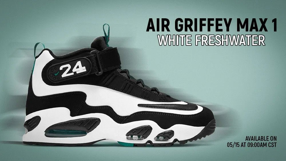 スニーカー NIKE Air Griffey Max 1 White Freshwater NIKE GRIFFEY MAX 1 