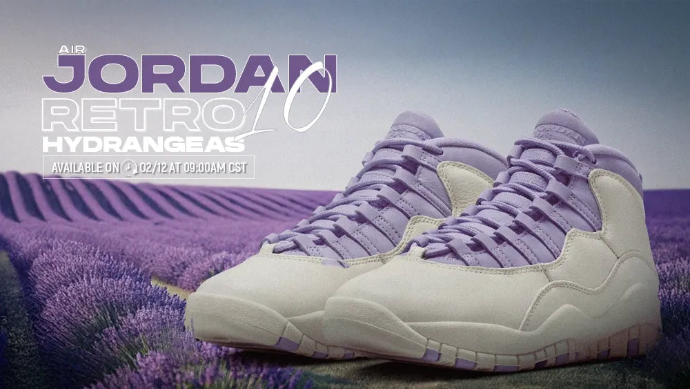 Hydrangea4936　1001 Women's Air Jordan 10 “Hydrangeas”: A Fresh Take on a Classic Retro