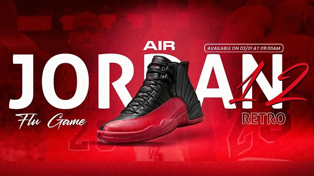 2025 Air Jordan 12 "Flu Game" – The Comeback of a Legend! 🔥 - Tops and Bottoms USA