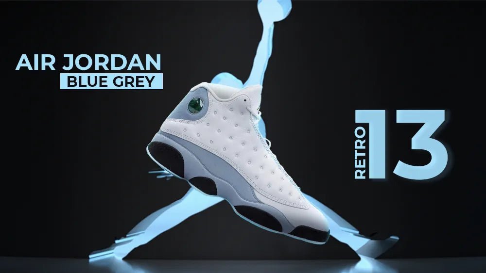 Men's Air Jordan 13 Retro "Blue Grey" - Tops and Bottoms USA