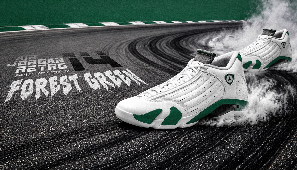 Air Jordan 14 Retro “Forest Green” Returns With a Classic Colorway