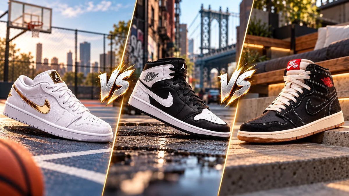 Air Jordan 1 Low vs. Mid vs. High: Three Styles, One Legacy