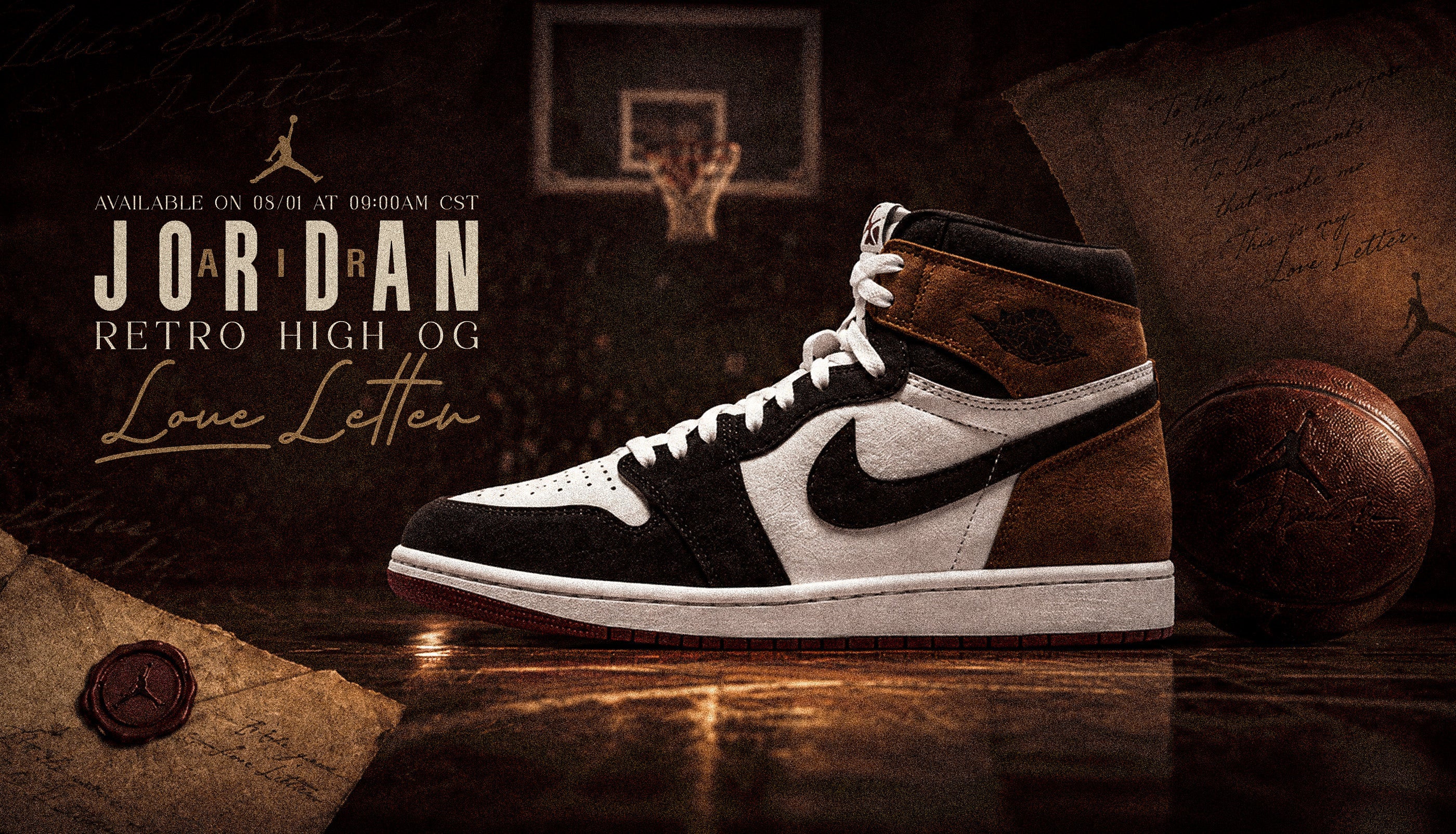 靴 Nike Air Jordan 1 High OG Love Letter Air Jordan 1 Retro High OG 