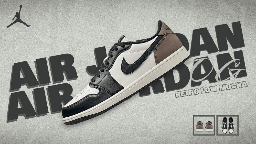 Air Jordan 1 Retro Low OG Mocha Men s Kid s