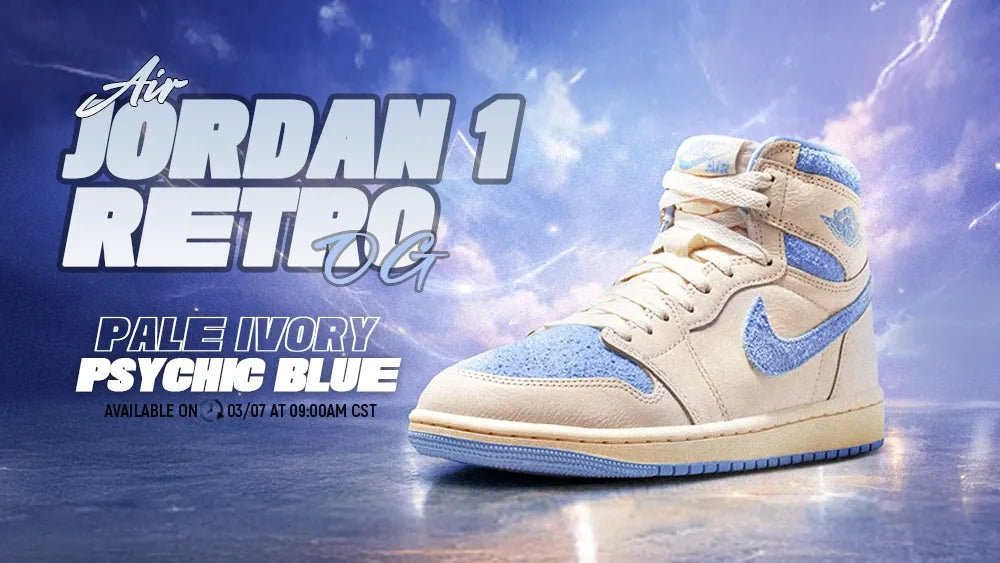 Air Jordan 1 High OG “Psychic Blue” - Exclusively For Women and Kids