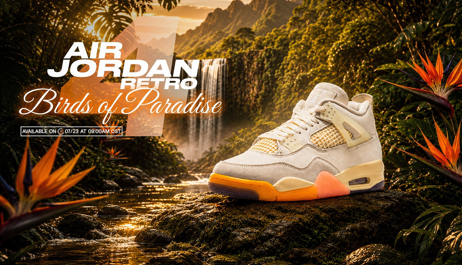 Air Jordan 4 Retro “Bird Of Paradise”: Brings Tropical Inspiration
