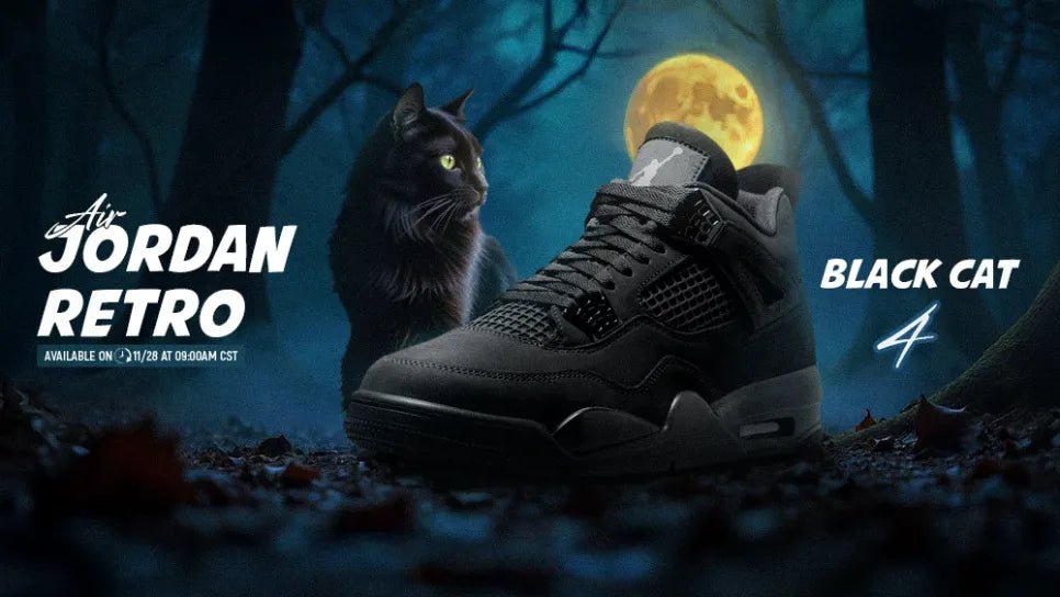 Air Jordan 4 “Black Cat” 2025 – All-Black AJ4 Release