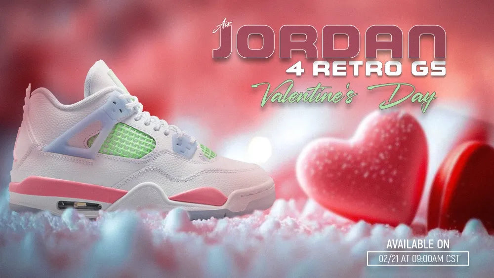 The Air Jordan 4 GS “Valentine’s Day”