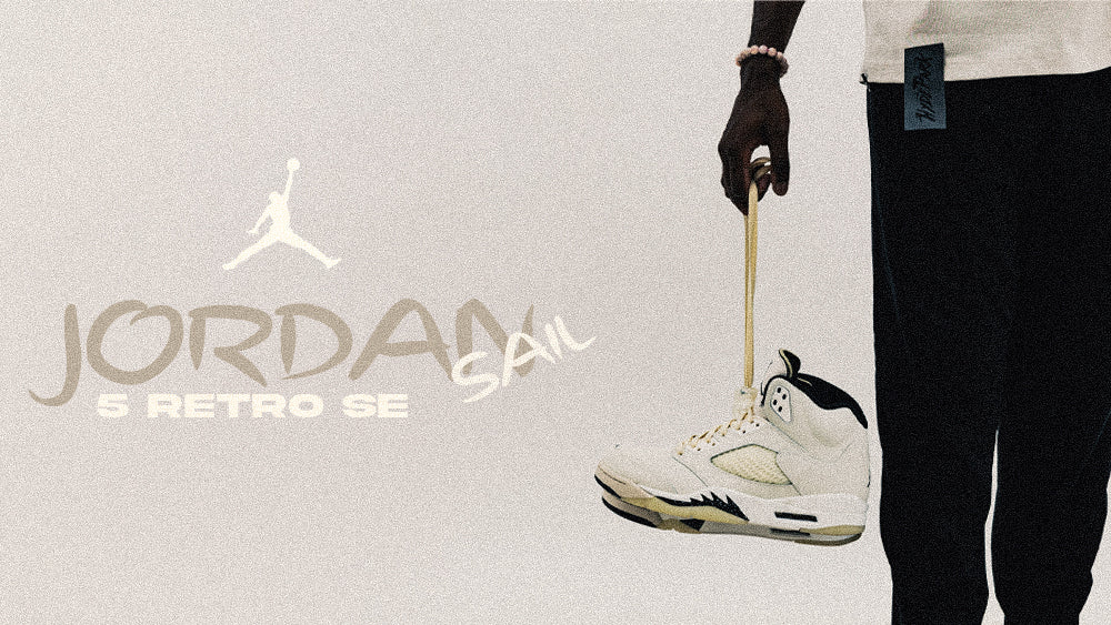Men's Air Jordan 5 Retro SE "Sail" - Tops and Bottoms USA