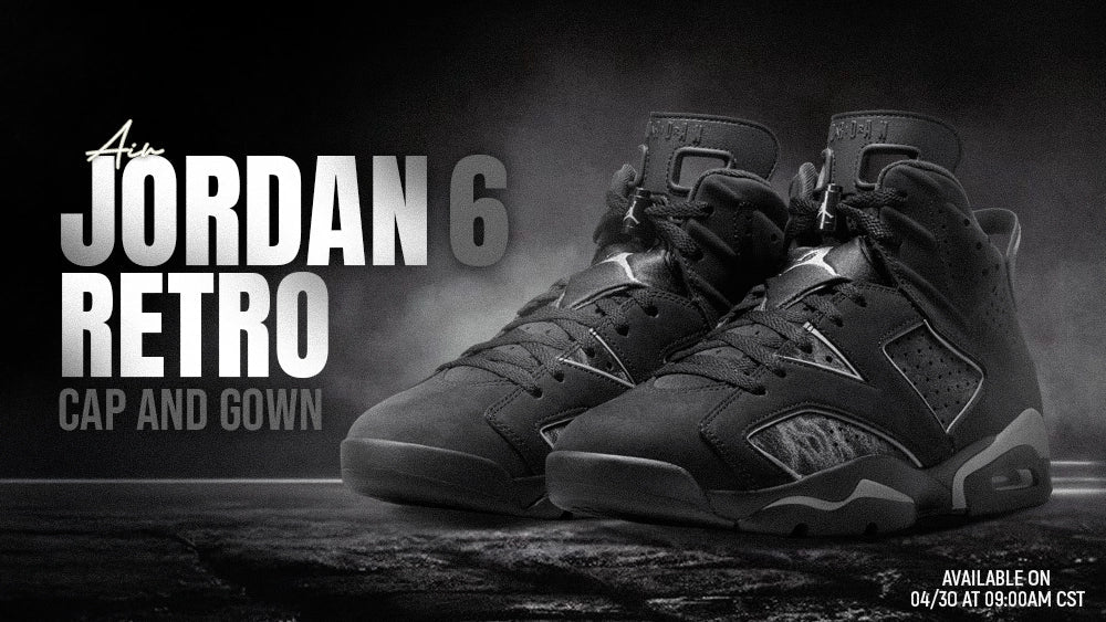 AIR JORDAN 6 RETRO “CAP AND GOWN”: ELEVATED ALL-BLACK WITH GRADUATION ENERGY