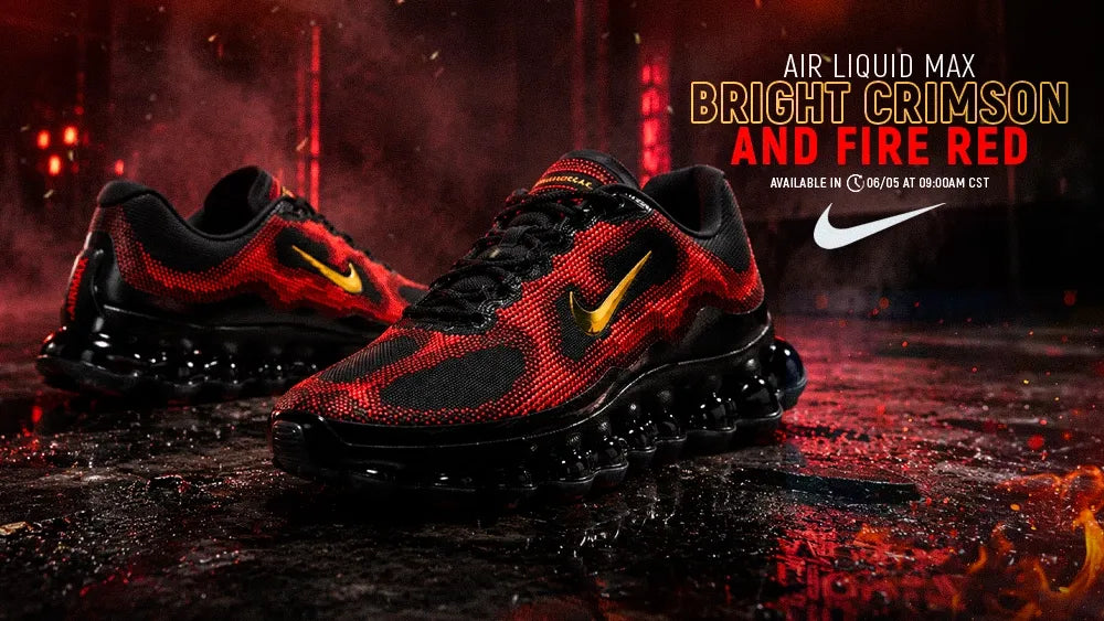 AIR LIQUID MAX “BRIGHT CRIMSON AND FIRE RED”