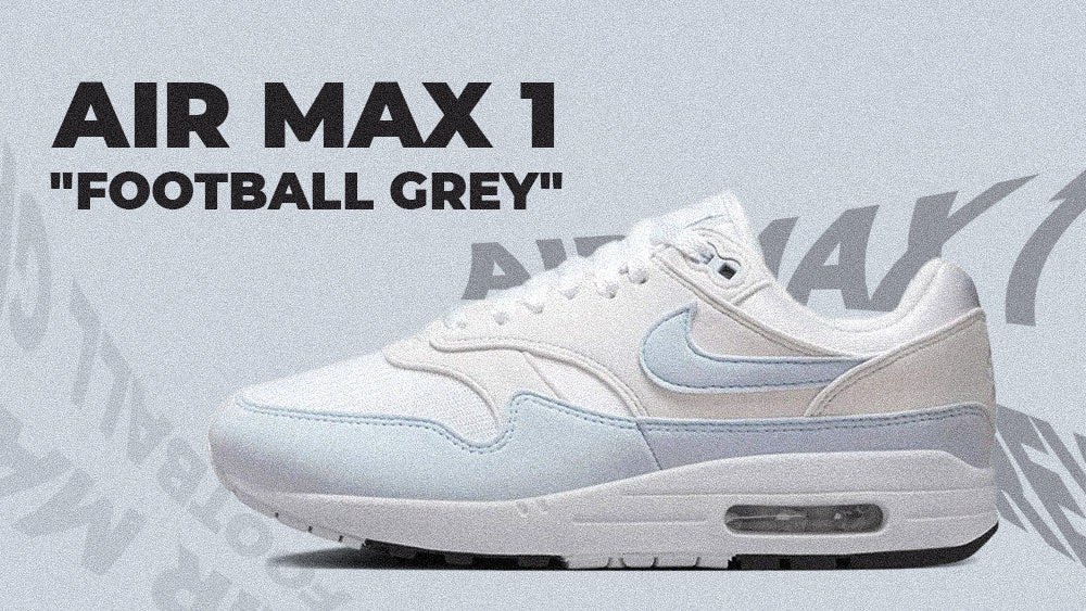 Women's Air Max 1 "Football Grey" - Tops and Bottoms USA