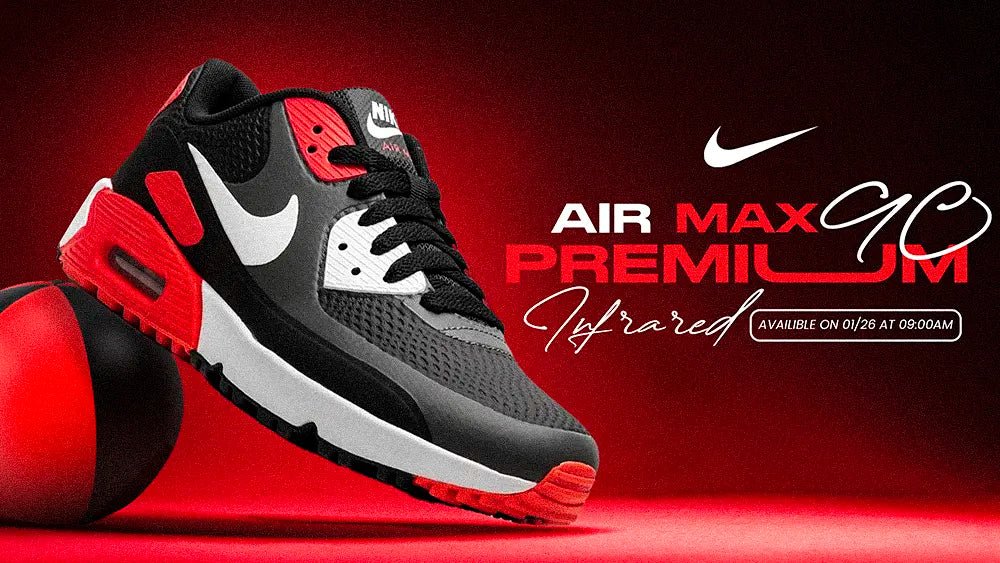 Nike Air Max 90 Red & Infrared – A Timeless Classic Gets a Fresh Spin