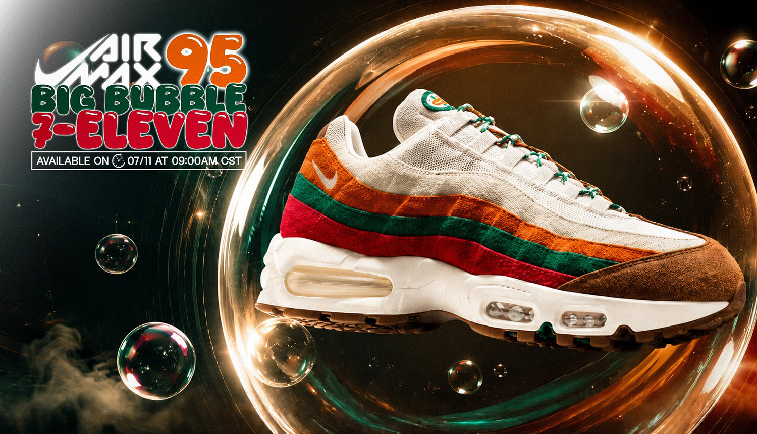 Nike Air Max 95 Big Bubble "7-Eleven" Delivers Classic Air With Fresh Energy