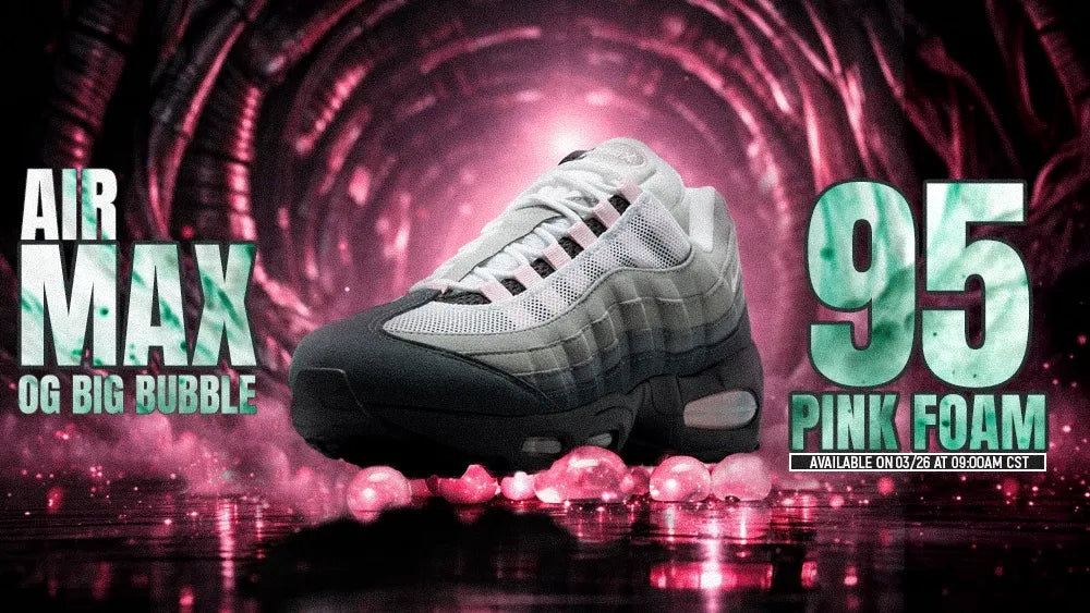 Womens Nike Air Max 95 Big Bubble “Pink Foam”