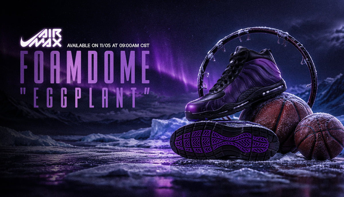 Nike Air Max Foamdome “Eggplant” Brings Back a Bold Purple Classic