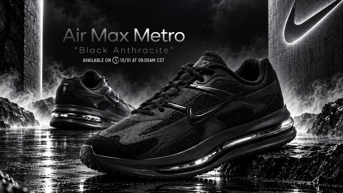 Nike Air Max Metro "Black Anthracite" Is a Fresh Take on Retro Running Style!