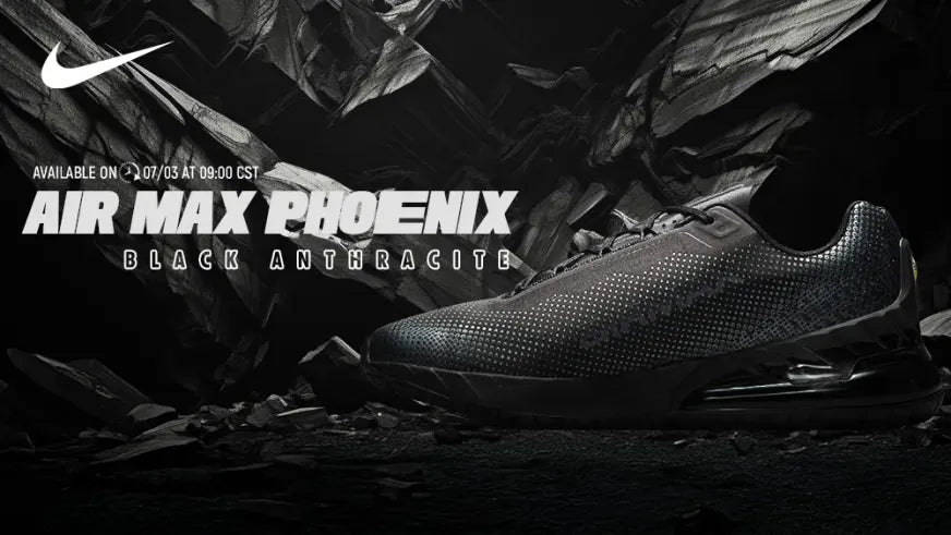 Nike Air Max Phoenix “Black Anthracite” 2025 Release - Tops and Bottoms USA