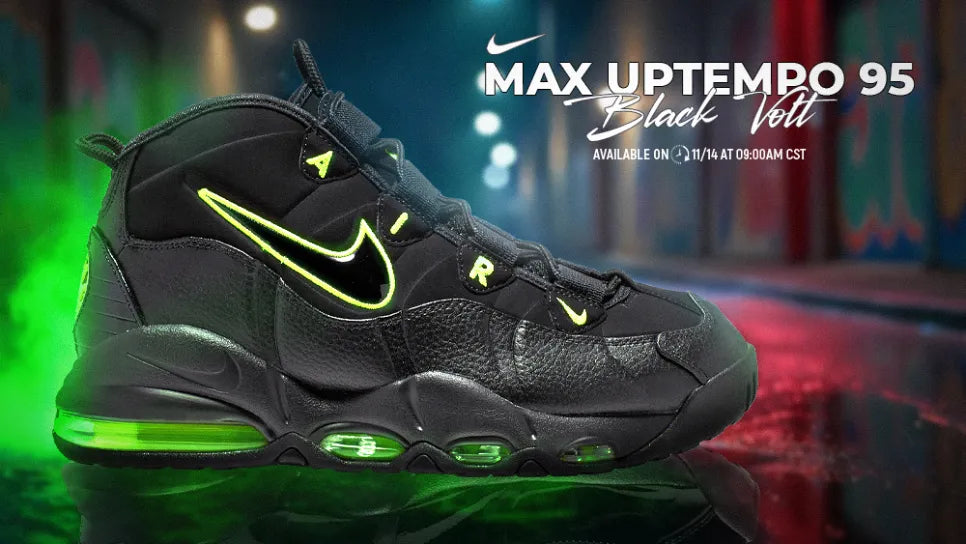 Nike Air Max Uptempo 95 “Black Volt” Drop