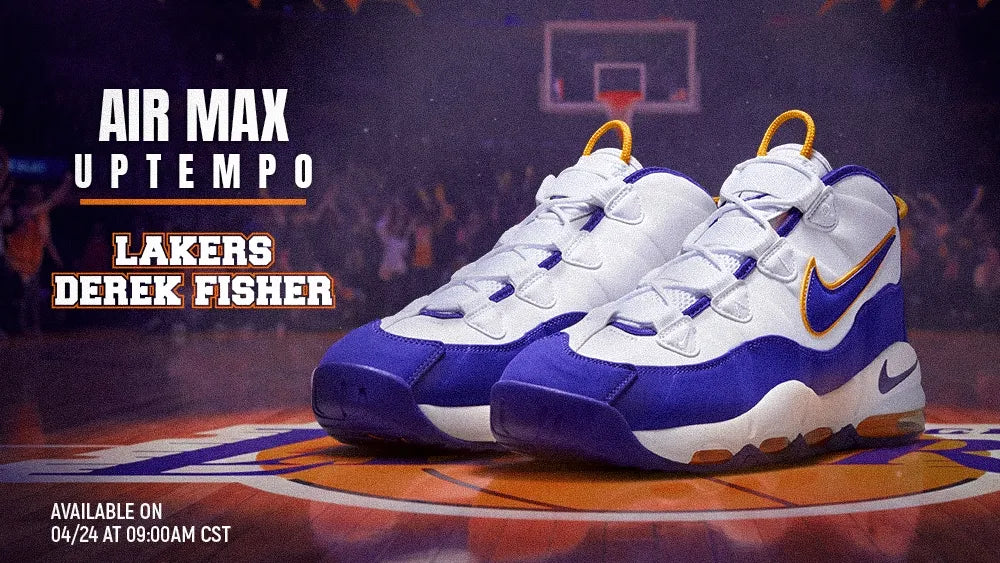 NIKE AIR MAX UPTEMPO “LAKERS DEREK FISHER”