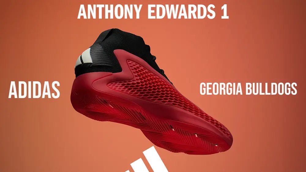 Anthony Edwards 1 "Georgia Bulldogs" Mid Basketball Shoes - Tops and Bottoms USA