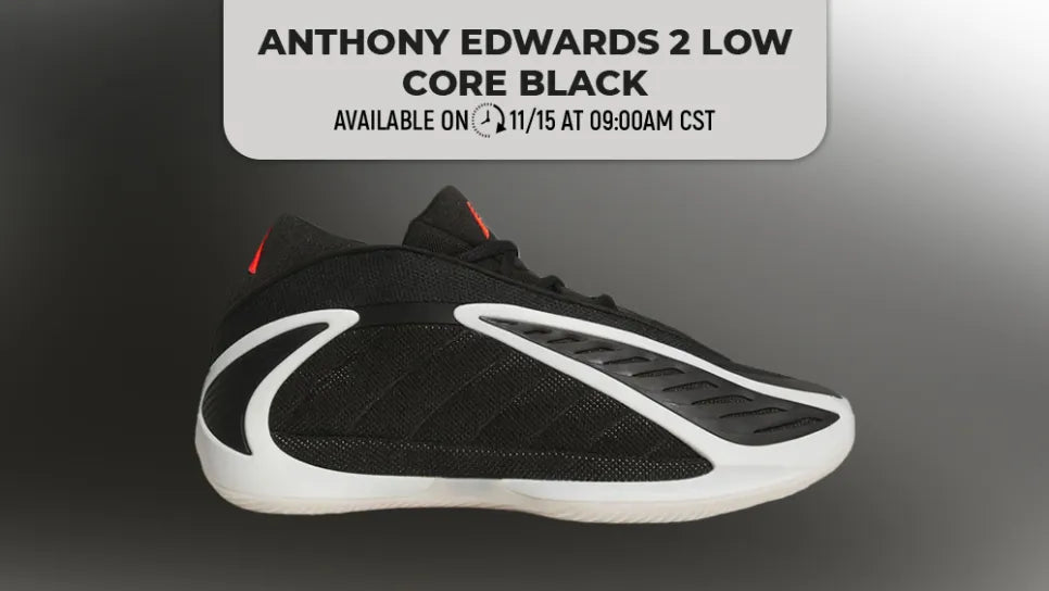 Adidas AE 2 “Core Black” 2025 – Anthony Edwards Drop