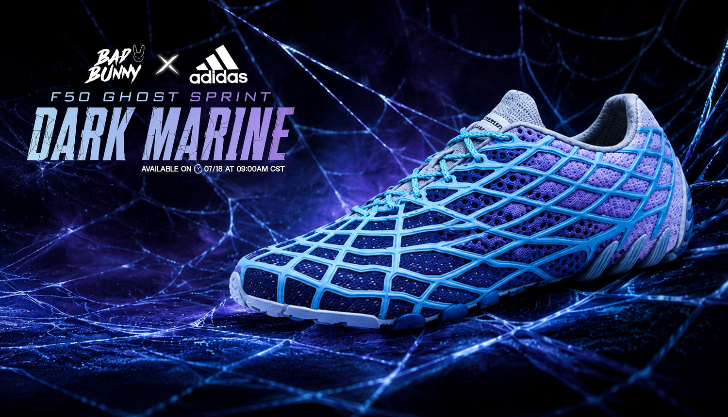 Bad Bunny x adidas F50 Ghost Sprint "Dark Marine" Brings Football Heritage
