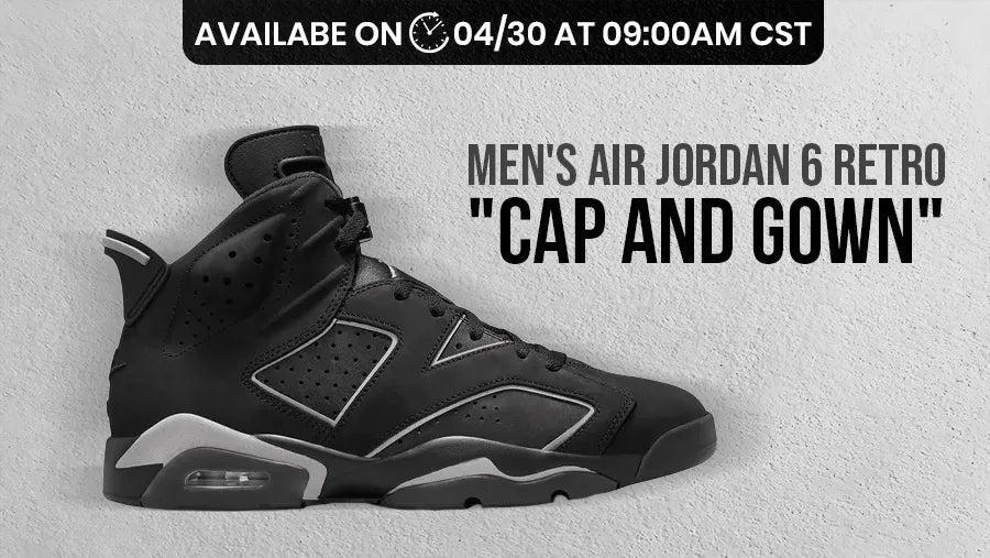 AIR JORDAN 6 RETRO “CAP AND GOWN”: ELEVATED ALL-BLACK WITH GRADUATION ENERGY