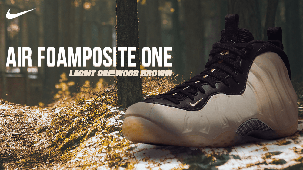 Men's Air Foamposite One "Light Orewood Brown" - Tops and Bottoms USA