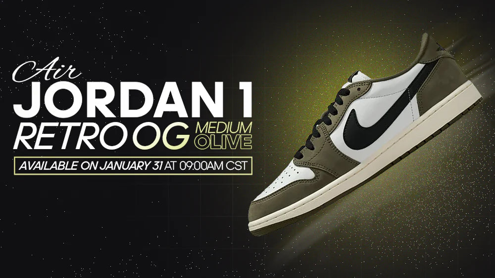 Air Jordan 1 Low OG “Medium Olive”: Timeless Heritage
