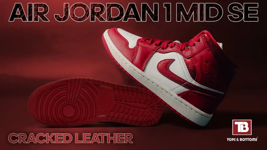 Air Jordan 1 Mid “Ruby” – Glitter, Crack, and a Sharp Left from Basic - Tops and Bottoms USA