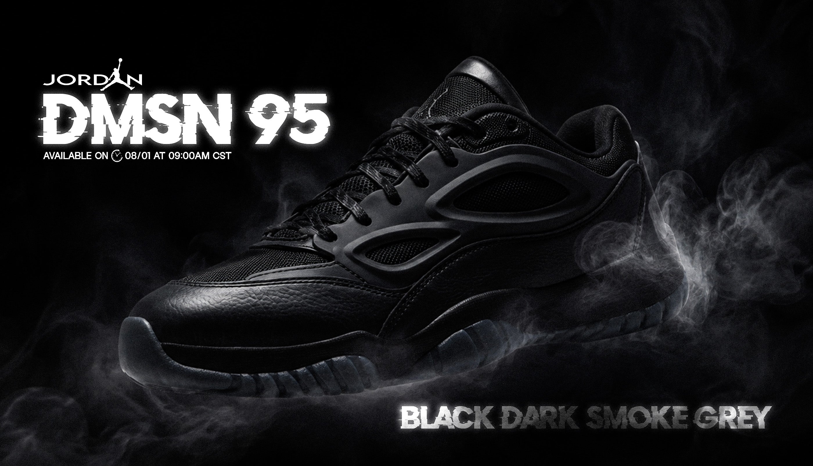 Air Jordan DMSN 95 "Black Dark Smoke Grey" Brings Air Jordan 11 Heritage