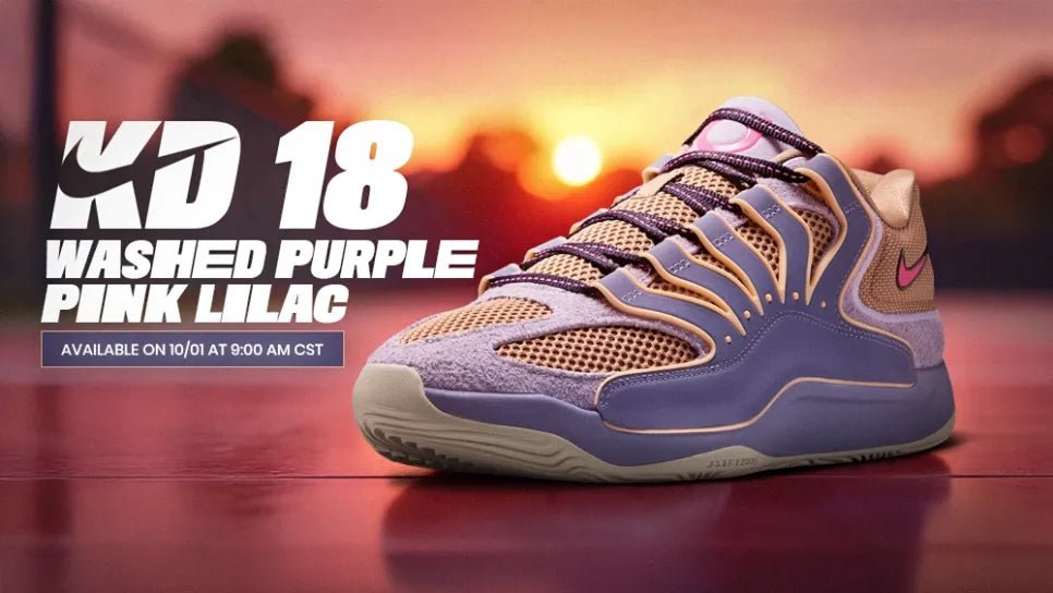 Nike KD18 “Washed Purple Pink Lilac” Release 2025