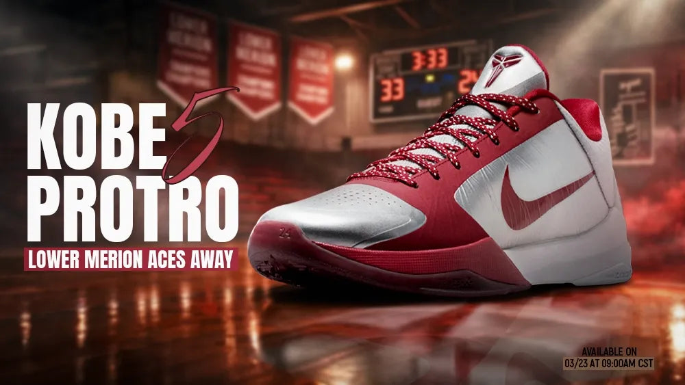 NIKE KOBE 5 PROTRO “LOWER MERION ACES AWAY”