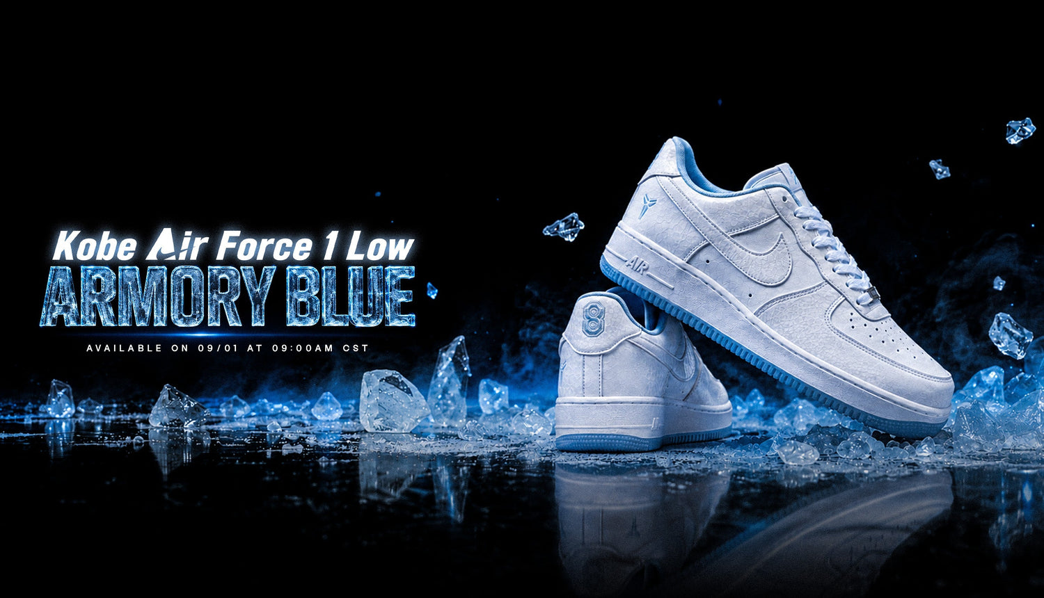 Kobe Air Force 1 Low 'Armory Blue' Brings Mamba Legacy to a Timeless Classic