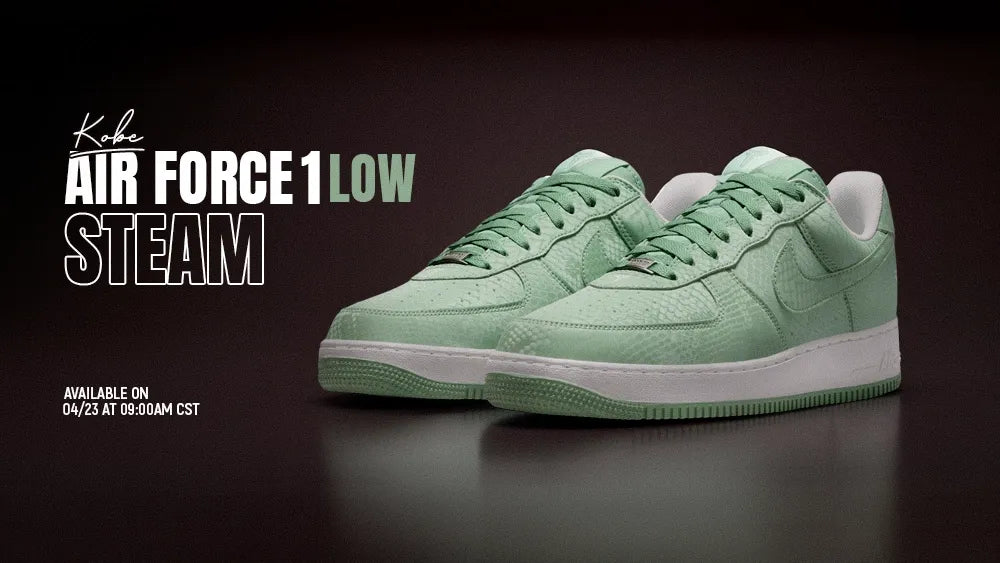 Men's Kobe Air Force 1 Low "Steam”: A Quiet Tribute to Greatness