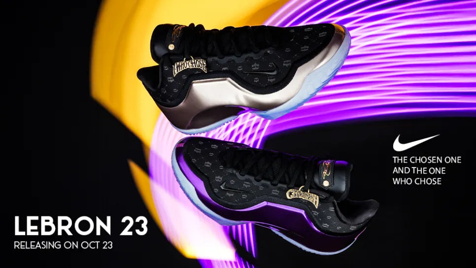 Nike LeBron 23 'The Chosen One And The One Who Chose' Banner