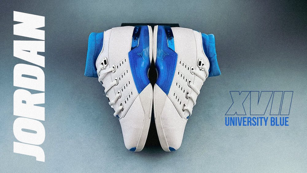 Men's Air Jordan 17 Retro Low SP "University Blue" - Tops and Bottoms USA