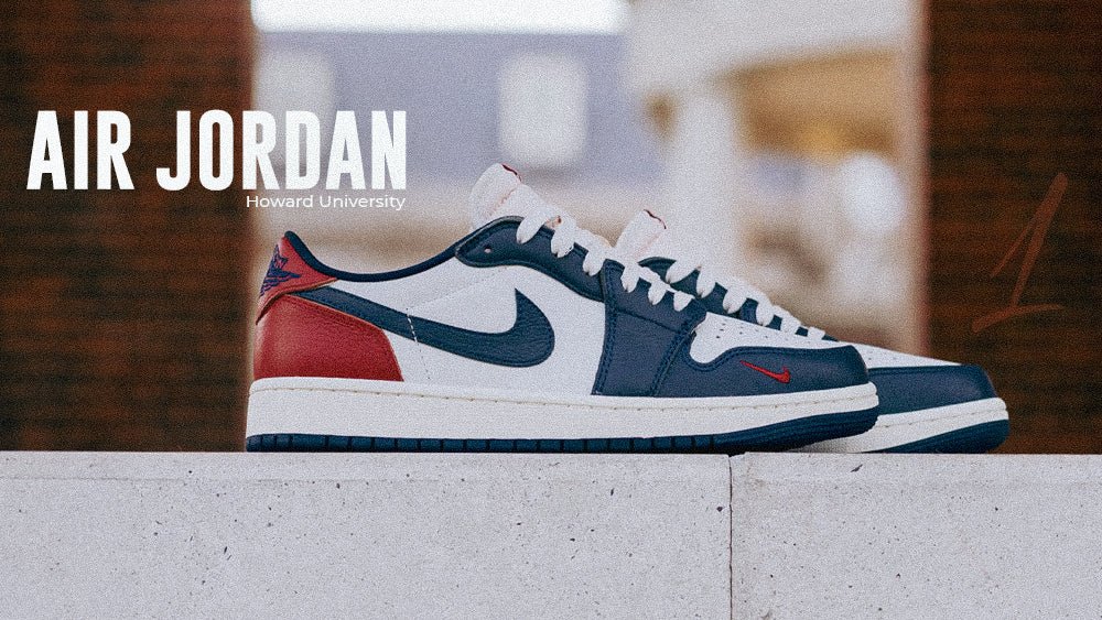 Men's Air Jordan 1 Retro Low OG "Howard University" - Tops and Bottoms USA