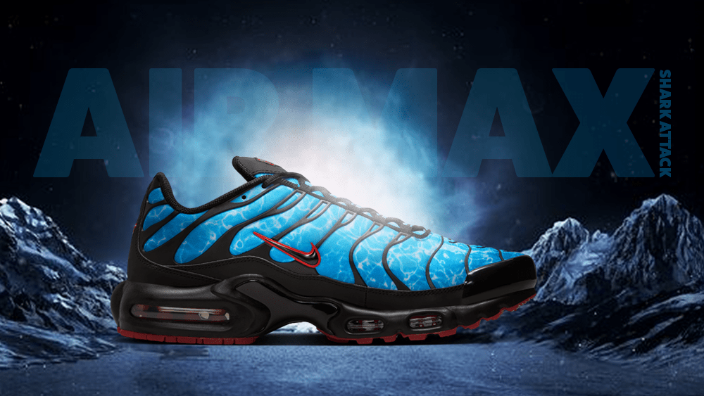 Men's Air Max Plus "Shark Attack" - Tops and Bottoms USA