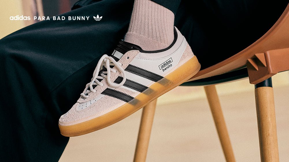 Men's Bad Bunny Gazelle Indoor "Core White" - Tops and Bottoms USA