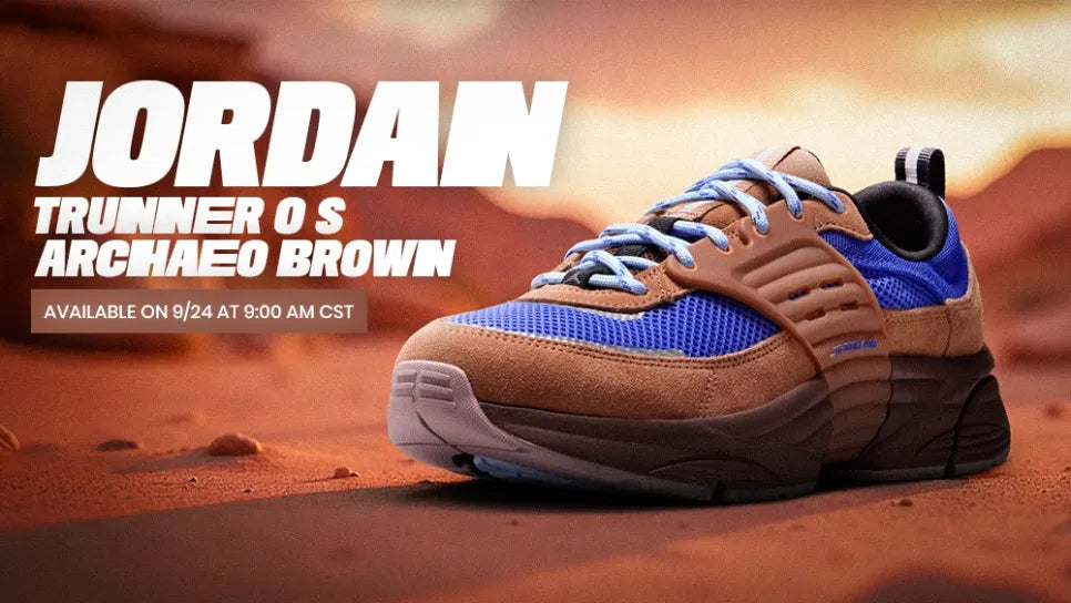 Jordan Trunner O/S 'Archaeo Brown' Banner