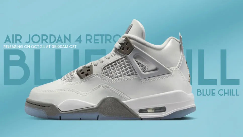 Air Jordan 4 Retro "Blue Chill" banner