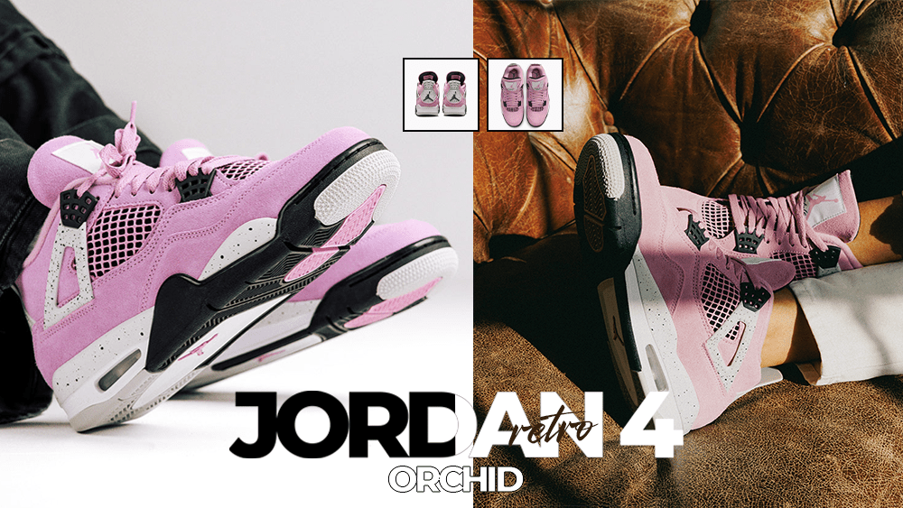 Women's Air Jordan 4 Retro "Orchid" - Tops and Bottoms USA